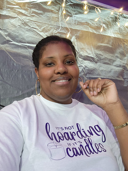 it's not hoarding if it's candles T-shirt