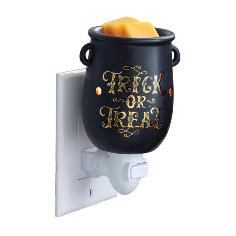 Trick or treat Cauldron Plug-in Warmer