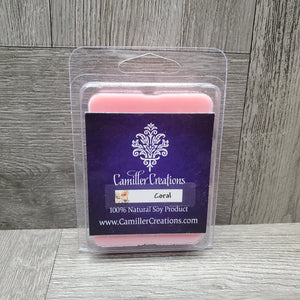 Coral wax melts