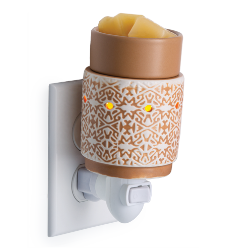 White Terracotta Pluggable Warmer