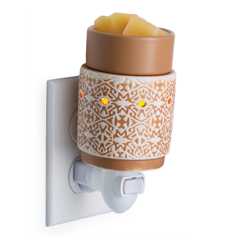 White Terracotta Pluggable Warmer